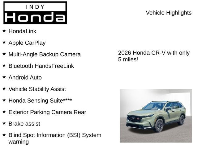 2026 Honda CR-V Hybrid TrailSport