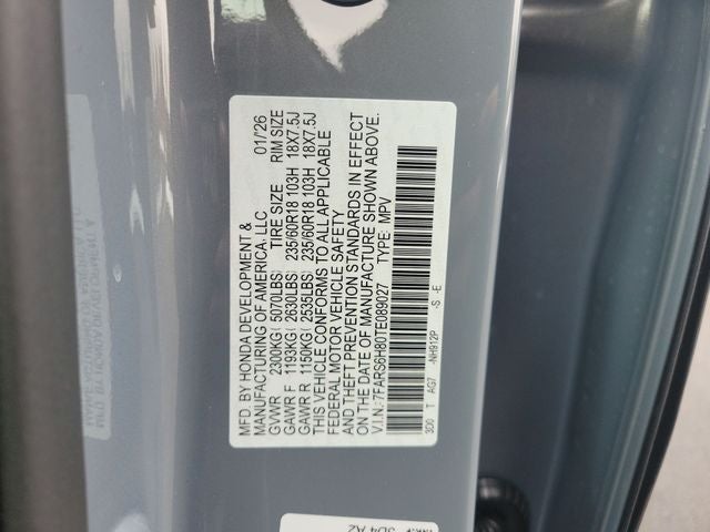 2026 Honda CR-V Hybrid Sport-L