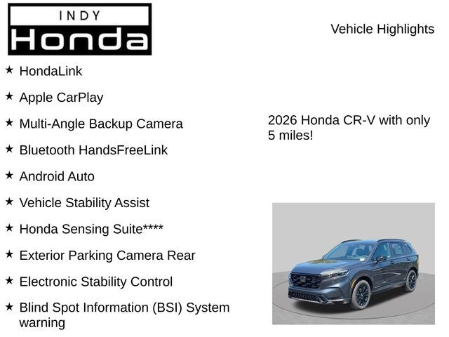 2026 Honda CR-V Hybrid Sport-L