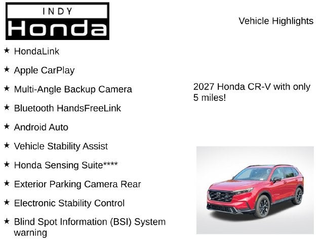 2027 Honda CR-V Hybrid Sport-L