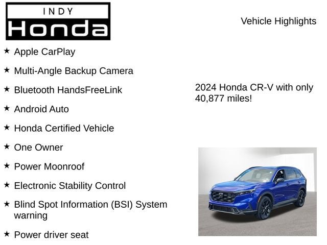 2024 Honda CR-V Hybrid Sport-L