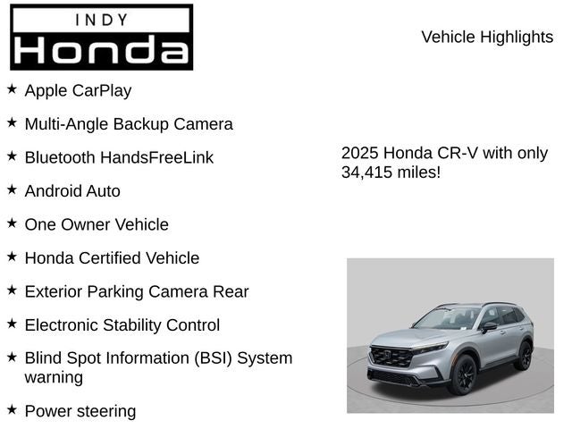2025 Honda CR-V Hybrid Sport-L