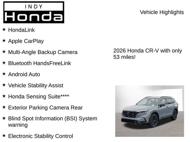 2026 Honda CR-V Hybrid Sport-L