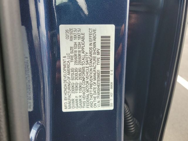 2026 Honda CR-V Hybrid Sport-L