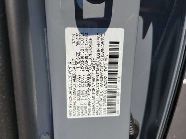 2026 Honda CR-V Hybrid Sport-L