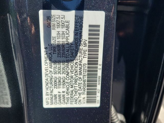 2026 Honda CR-V Hybrid Sport-L