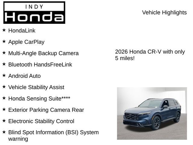 2026 Honda CR-V Hybrid Sport-L