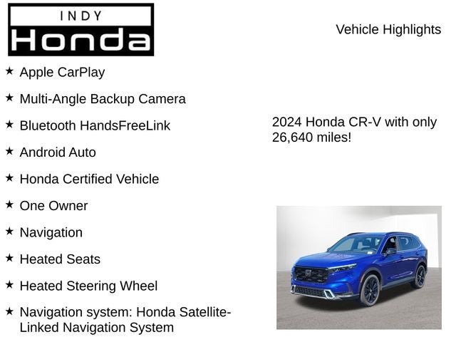 2024 Honda CR-V Hybrid Sport Touring