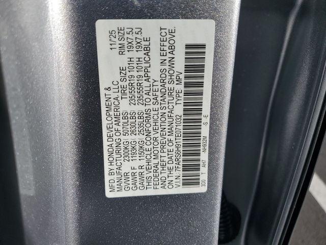 2026 Honda CR-V Hybrid Sport Touring