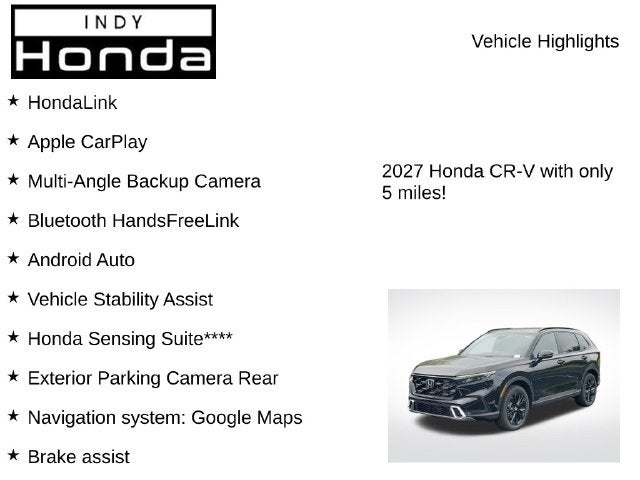 2027 Honda CR-V Hybrid Sport Touring