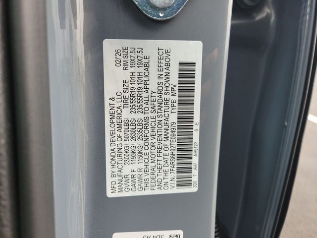 2026 Honda CR-V Hybrid Sport Touring