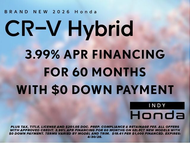 2026 Honda CR-V Hybrid Sport Touring
