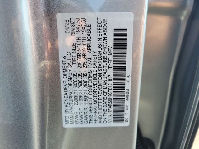 2026 Honda CR-V Hybrid Sport Touring