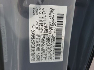 2026 Honda CR-V Hybrid Sport Touring