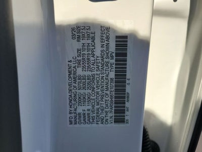 2026 Honda CR-V Hybrid Sport Touring