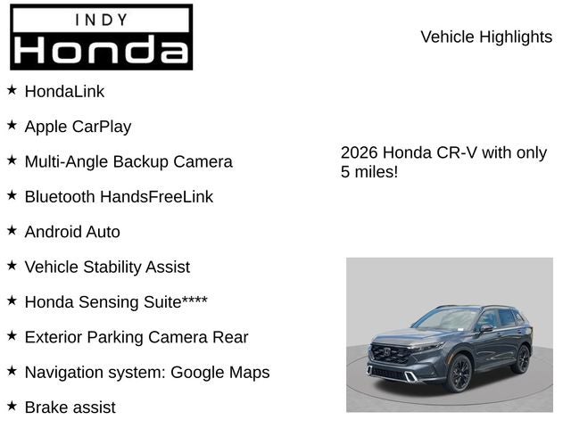 2026 Honda CR-V Hybrid Sport Touring