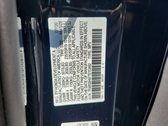 2026 Honda CR-V Hybrid Sport Touring