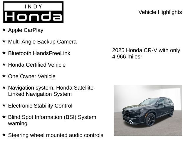 2025 Honda CR-V Hybrid Sport Touring