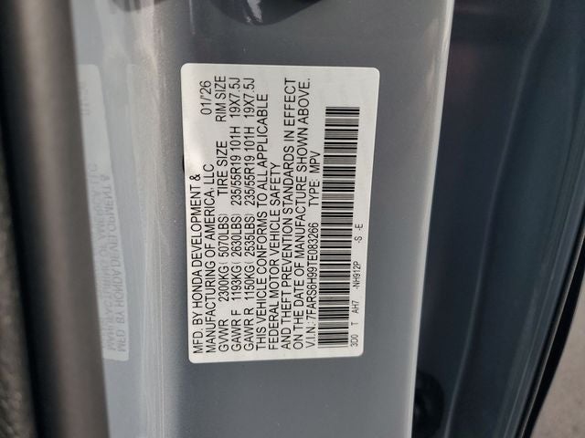 2026 Honda CR-V Hybrid Sport Touring