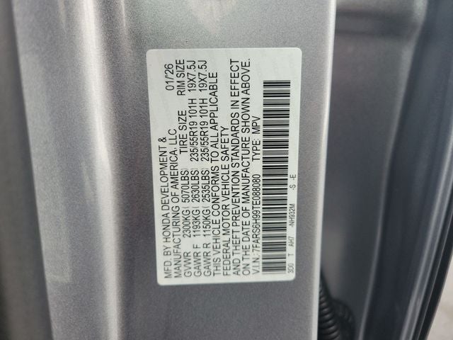 2026 Honda CR-V Hybrid Sport Touring