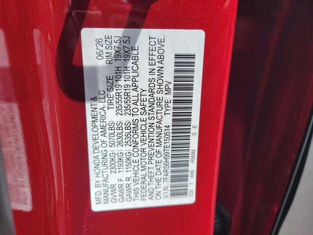 2026 Honda CR-V Hybrid Sport Touring