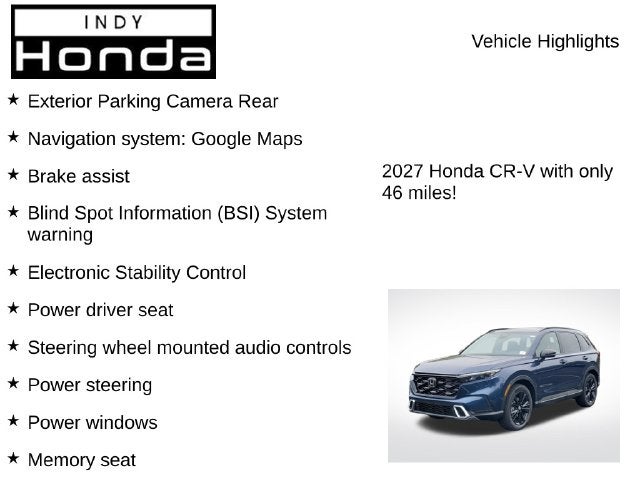 2027 Honda CR-V Hybrid Sport Touring