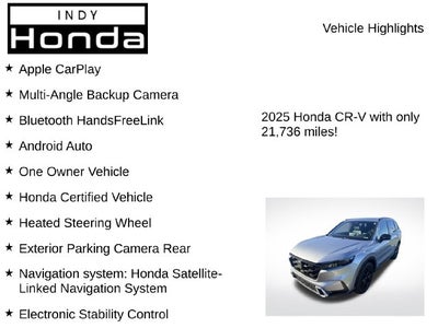 2025 Honda CR-V Hybrid Sport Touring