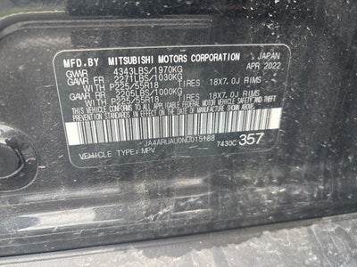 2022 Mitsubishi Outlander Sport 2.0 ES