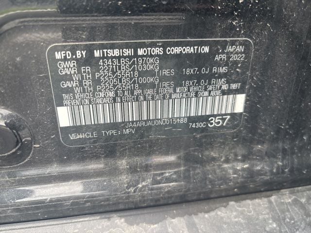 2022 Mitsubishi Outlander Sport 2.0 ES