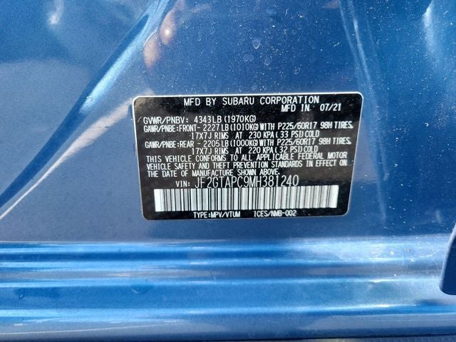 2021 Subaru Crosstrek Premium