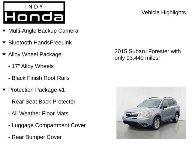 2015 Subaru Forester 2.5i