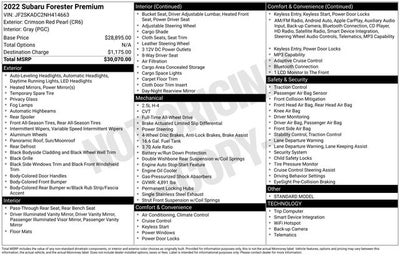 2022 Subaru Forester Premium