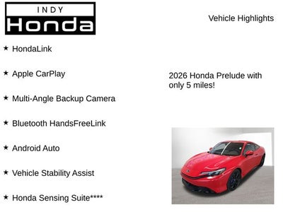 2026 Honda Prelude Base