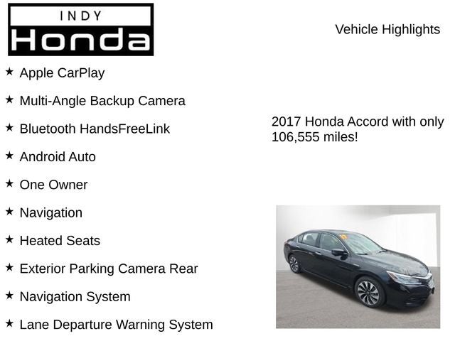 2017 Honda Accord Hybrid Touring