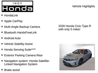 2026 Honda Civic Type R Manual