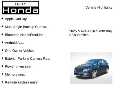 2025 Mazda Mazda CX-5 2.5 S Preferred Package