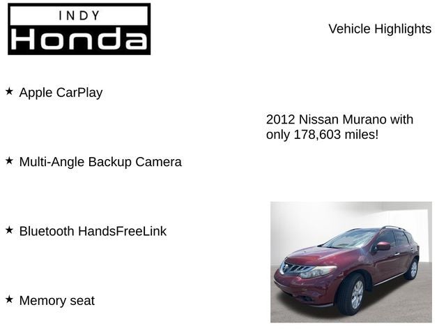 2012 Nissan Murano SL