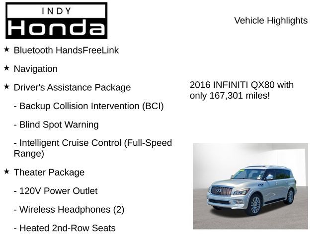 2016 INFINITI QX80 Base