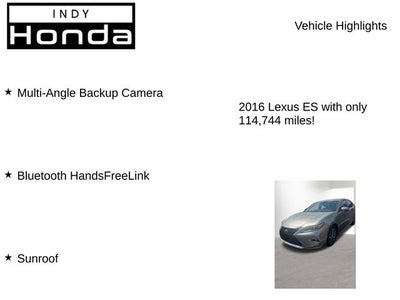 2016 Lexus ES 300h