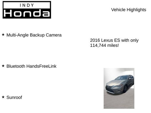 2016 Lexus ES 300h