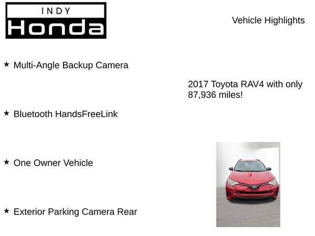 2017 Toyota RAV4 LE