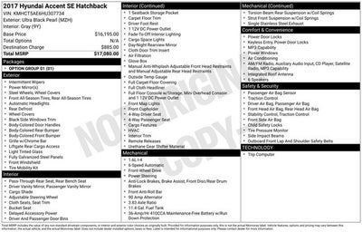 2017 Hyundai Accent SE