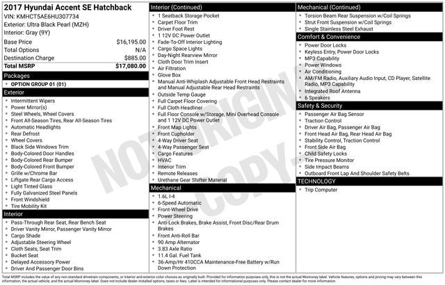 2017 Hyundai Accent SE