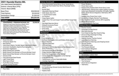 2021 Hyundai Elantra SEL