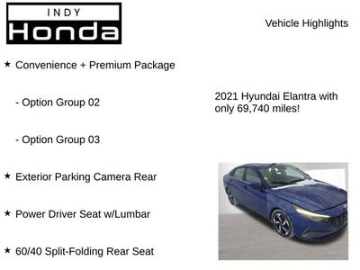 2021 Hyundai Elantra SEL