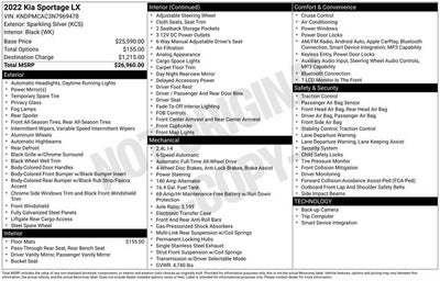 2022 Kia Sportage LX