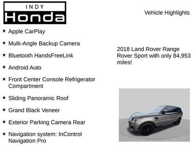 2018 Land Rover Range Rover Sport HSE