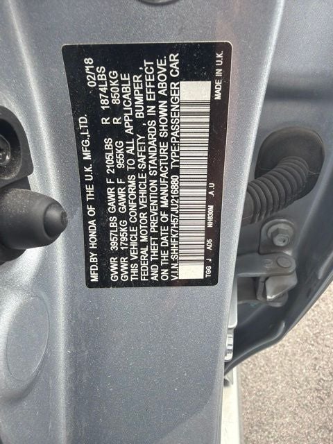 2018 Honda Civic EX