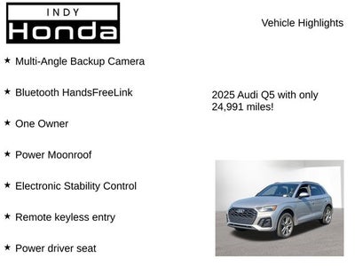 2025 Audi Q5 45 S line Prestige quattro