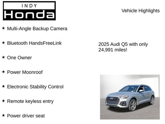 2025 Audi Q5 45 S line Prestige quattro